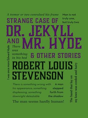 cover image of Strange Case of Dr. Jekyll and Mr. Hyde & Other Stories